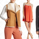 Jovon Jumpsuit, $85 | Brinley Genuine Lamb Wool Vest, $270 | Pajaro Silk Shift Dress, $120 | Lizetta Wool Blend Sweaters, $100